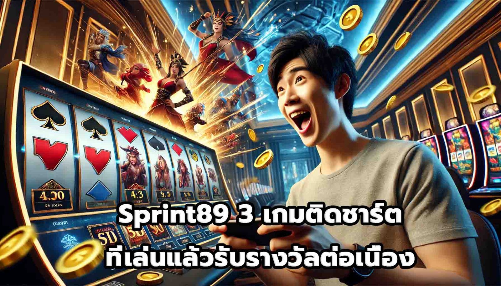 Sprint89 3 เกมติดชาร์ตที่เล่นแล้วรับรางวัลต่อเนื่อง-12
