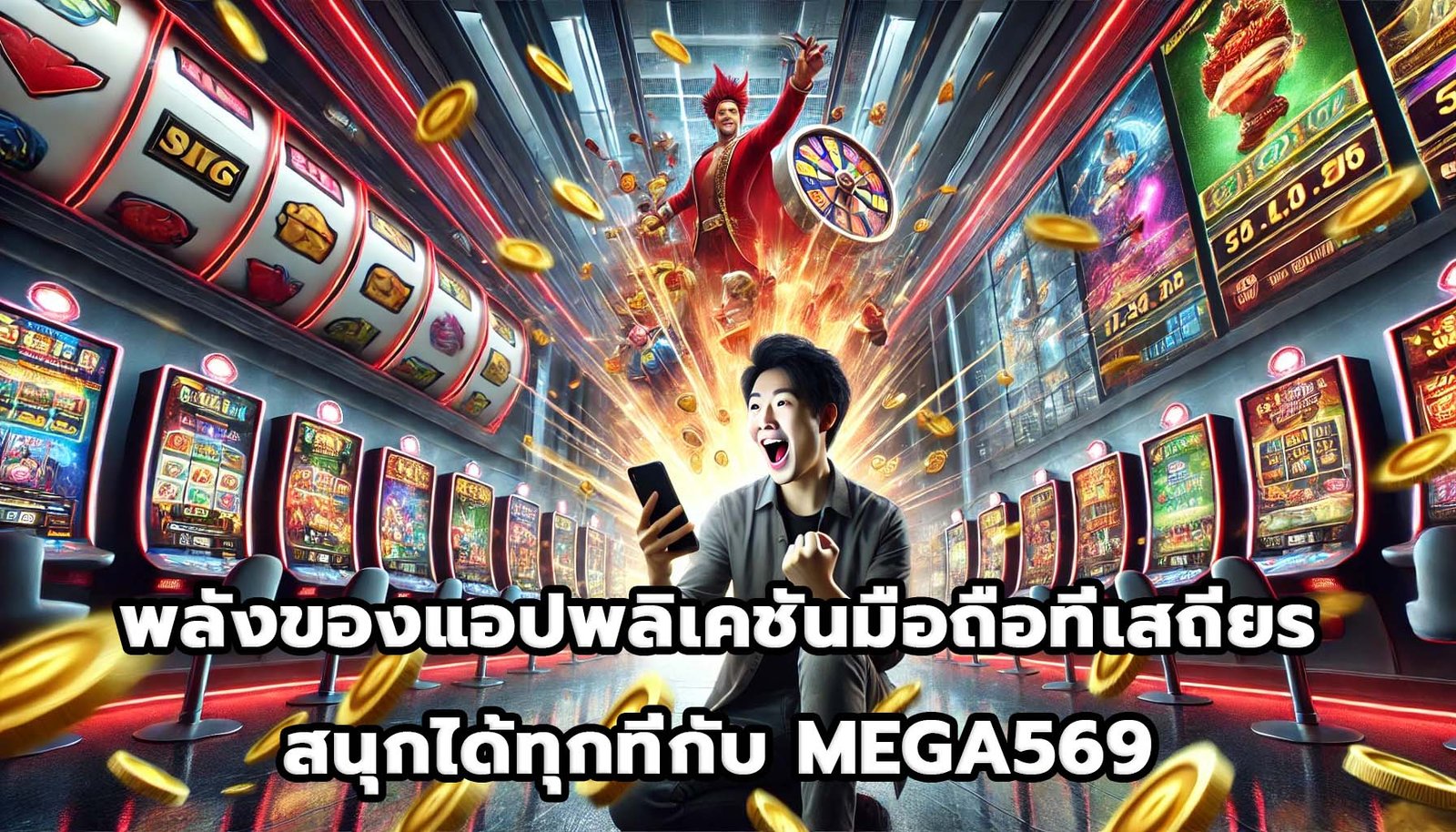 พลังของแอปพลิเคชันมือถือที่เสถียร สนุกได้ทุกที่กับ MEGA569-5